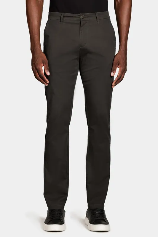 Calça Chino Slim Básica Premium Chumbo - 48