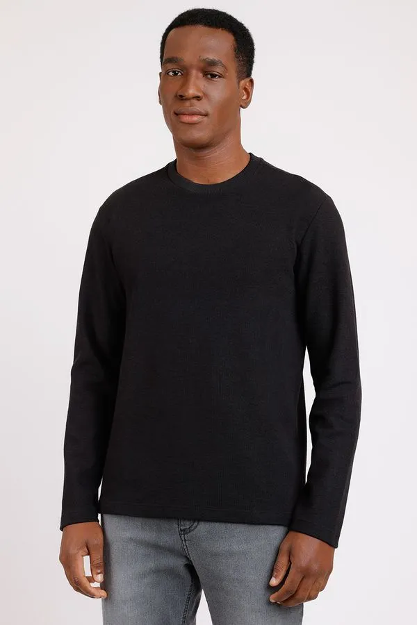 Camiseta Manga Longa Preto - P