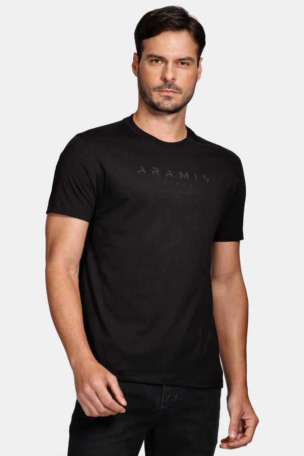 Camiseta Manga Curta Estampa Aramis Preto - P