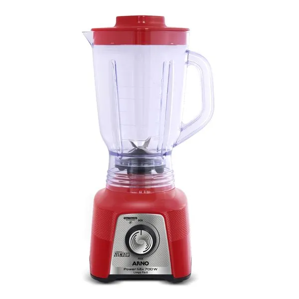 Liquidificador Arno Power Mix Limpa Fácil 700W Vermelho LQ36 - 220V