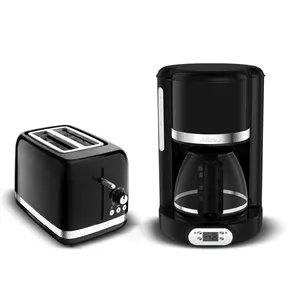 Kit Cafeteira e Torradeira Soleil Preta - 127V