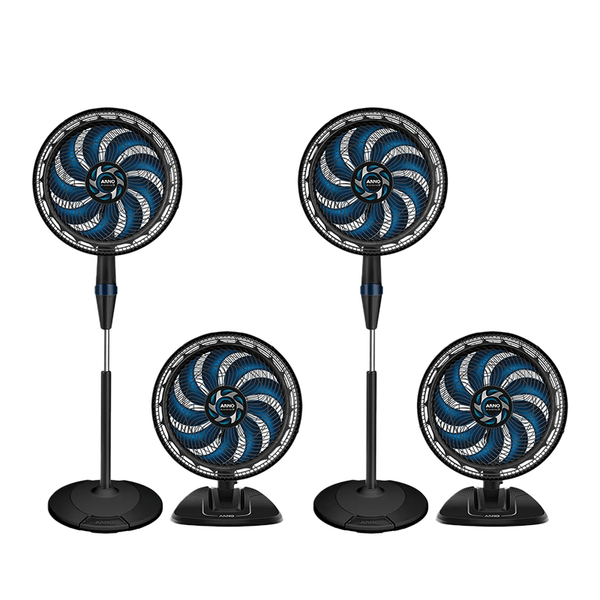 Kit Arno: 2 Ventiladores de Coluna 40cm 2 em 1 X-TREME 9 VE9M 220V
