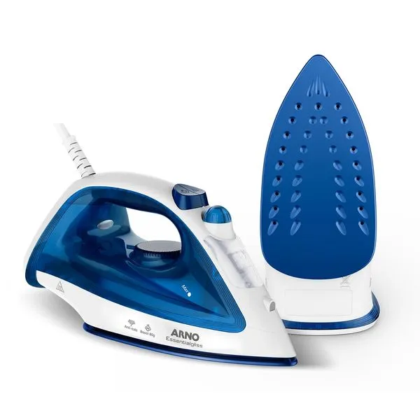Ferro a Vapor Essentialgliss Azul com Base Antiaderente FEA1 - 220V