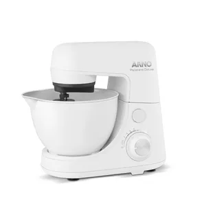 Batedeira Planetária Arno Nova Deluxe 600W com 2 Batedores e 8 Velocidades Branca SX33 Batedeira Planetária Arno Nova Deluxe 600W com 2 Batedores Branca SX33 - 127V