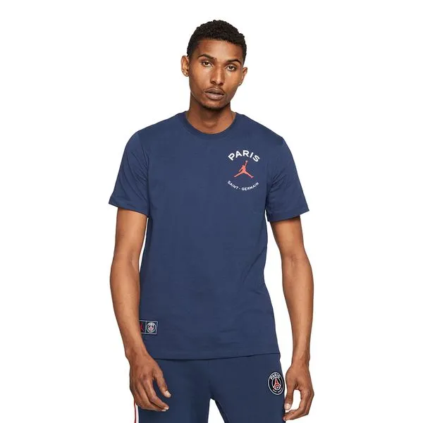 Camiseta Jordan X PSG Logo Masculina - M