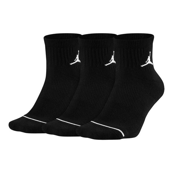 Meia Nike Jordan Jumpman Ankle (3 Pares) Masculina - 29-33