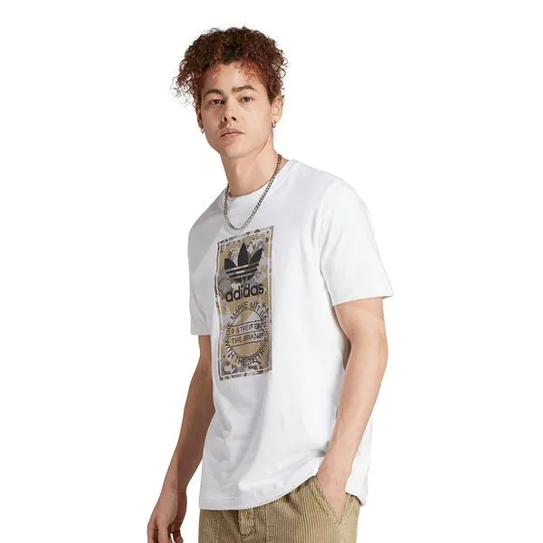 Camiseta adidas Camo Tongue Masculina - PP