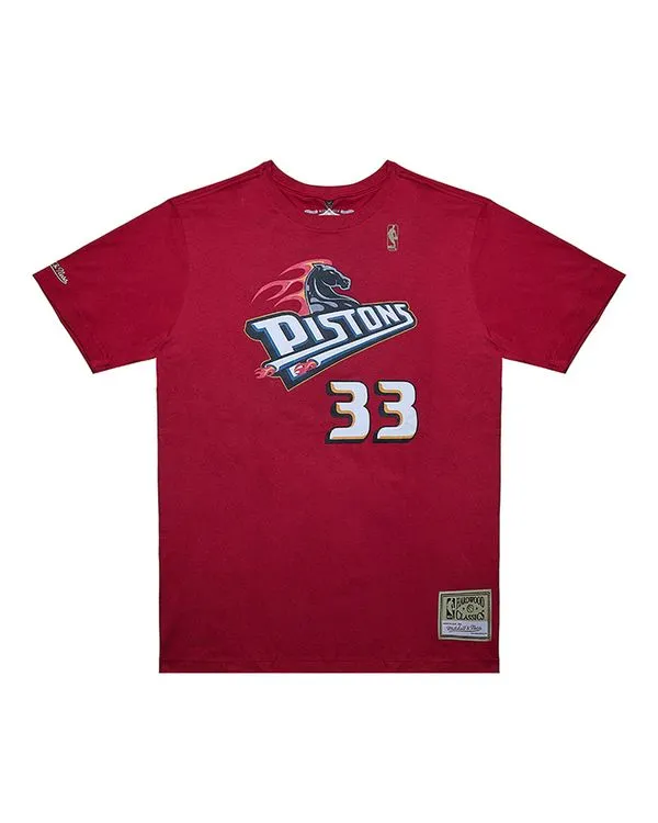 Camiseta Mitchell & Ness Detroit Pistons Masculina - P