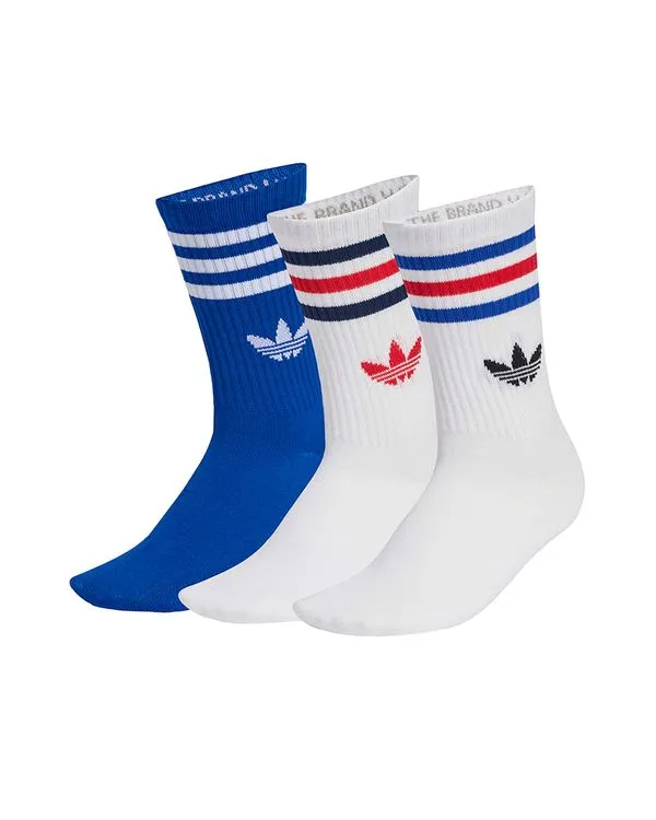 Meia adidas 3 Stripes Crew Unissex - G
