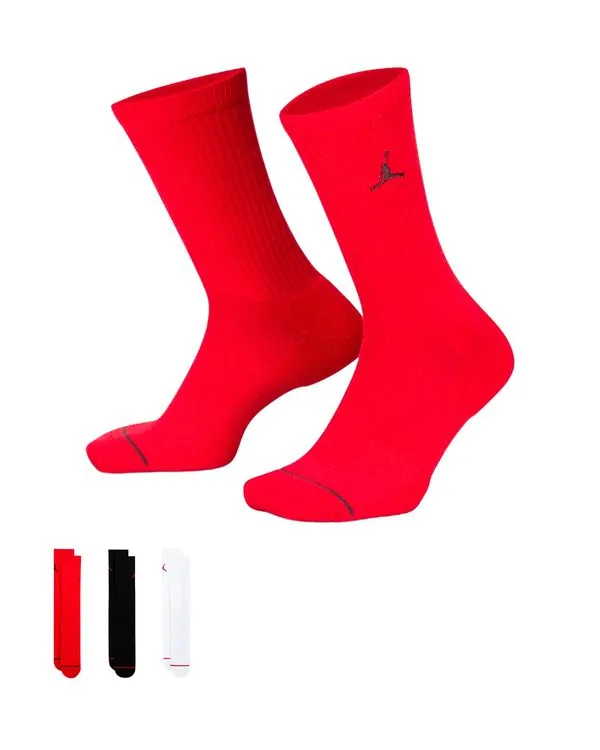 Meia Jordan Everday Cush Poly Crew 3 Pares Unissex - M