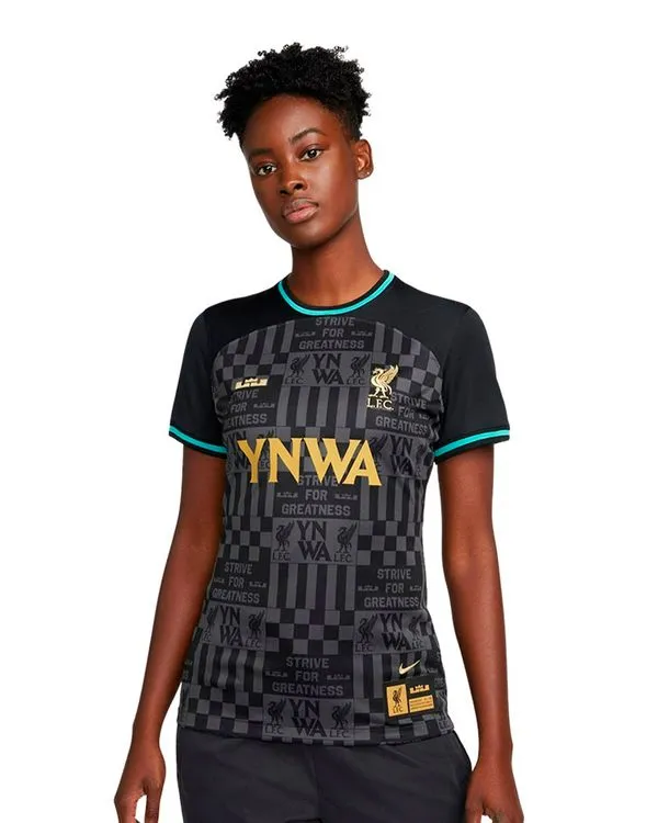 Camisa de Futebol Nike Liverpool x Lebron James Feminina - G