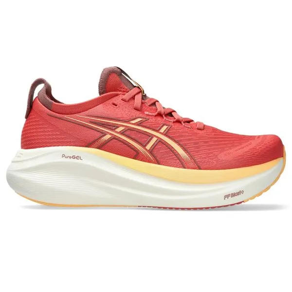 Tênis ASICS GEL-Nimbus 27 - Feminino - Rosa/Laranja - tam: 34.5