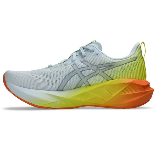 Tênis ASICS Novablast 5 - Masculino - Azul/Amarelo - tam: 48