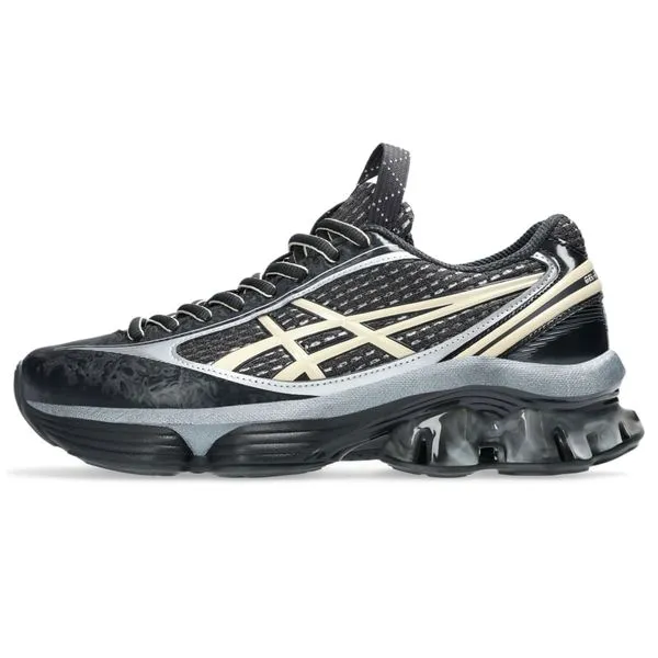 Tênis ASICS Us6-S GEL-Kinetic Fluent - Unissex - Preto/Bege - tam: 35.5