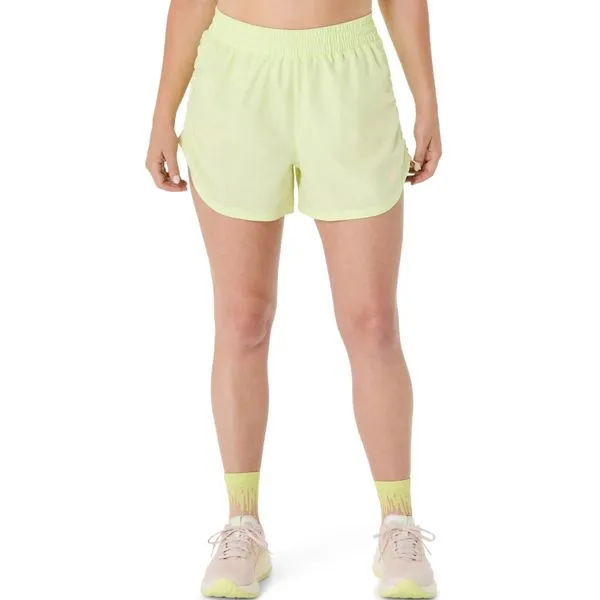 Shorts ASICS Nagino Run Adjustable 4In - Feminino - Amarelo - tam: G