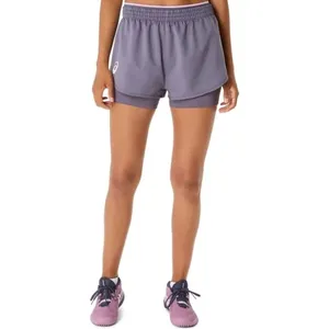 Shorts ASICS Match - Feminino - Roxo - tam: G