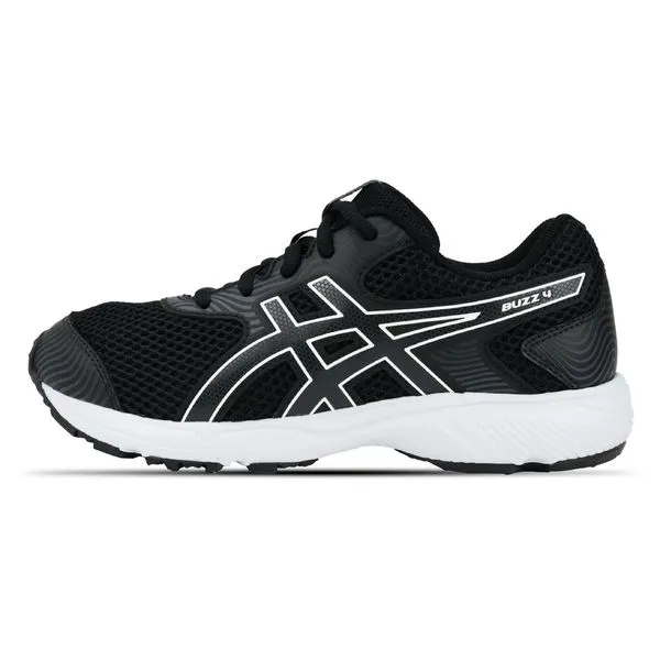 Tênis ASICS Buzz 4 - Infantil - Preto/Branco - tam: 34