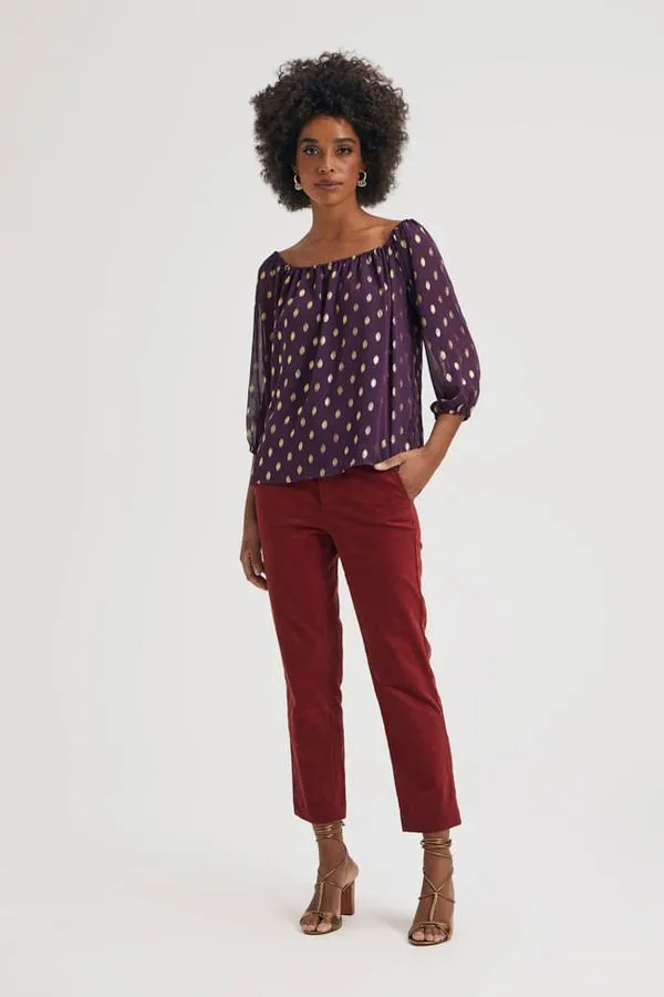 CALÇA VI VERMELHO - 36