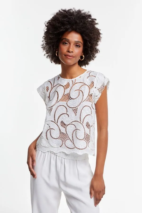 BLUSA LAISE LUIZA BRANCO - 38