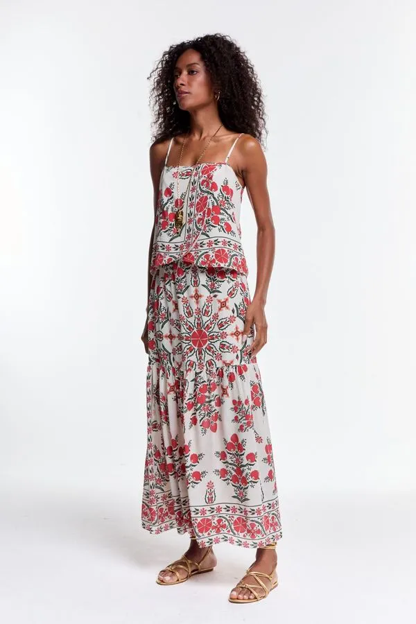 SAIA LONGA ESTAMPA SUNT OFF WHITE - 36