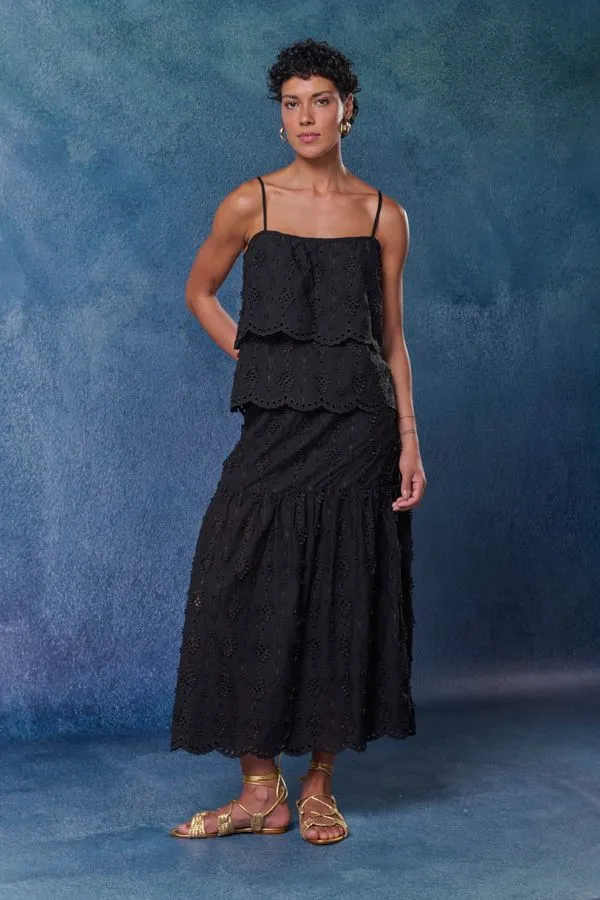 SAIA LAISE GEOMETRIC FLOWER PRETO - 40