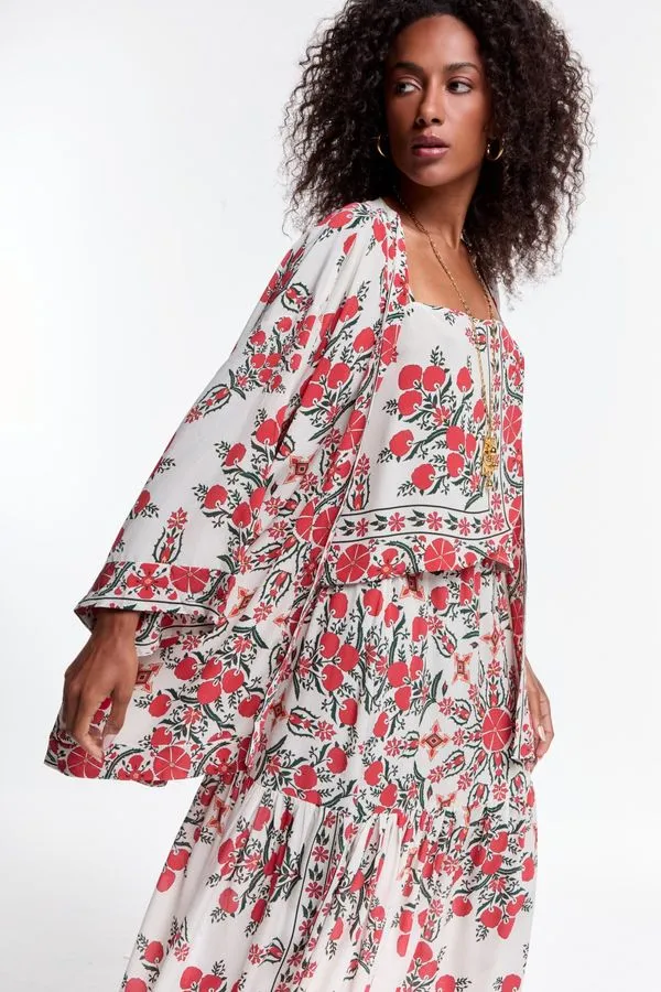 KIMONO ESTAMPA SUNT OFF WHITE - 40