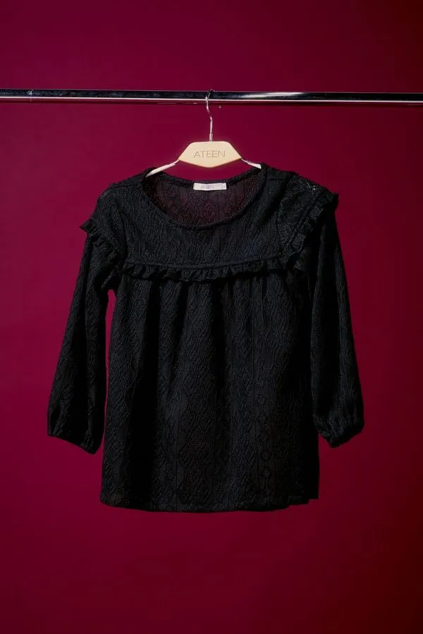 BLUSA TRICOT RAVELLO PRETO - P