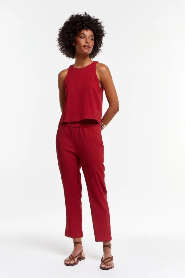 CALÇA TRIZ VERMELHO - 34