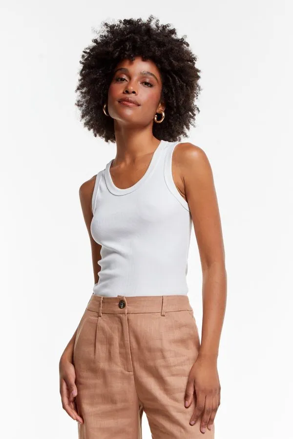 REGATA CANELADA LONGA OFF WHITE - P