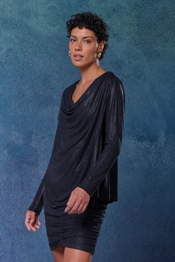 SAIA STRIPE FOIL PRETO - PP