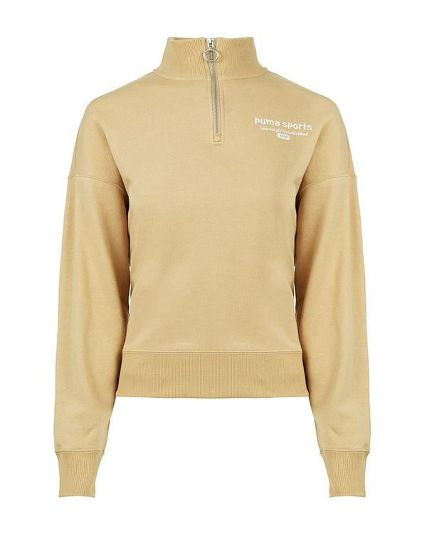 Blusão Puma Team Half-Zip Feminina - GG