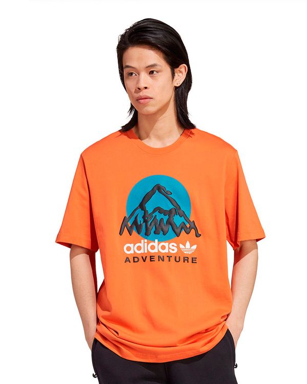 Camiseta adidas Adventure Mountain Front Masculina - PP