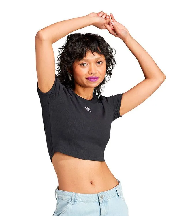 Camiseta Adidas Rib Tee Feminina - PP