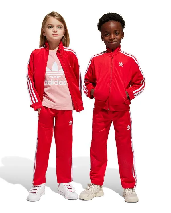 Conjunto adidas Firebird Manga Longa Infantil - 5 à 6 anos