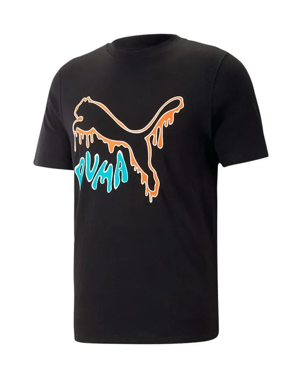Camiseta Puma Graphics Melted Cat Masculina - PP