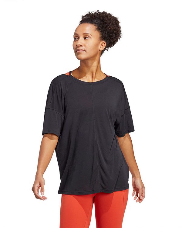 Camiseta adidas Oversized Yoga Studio Feminina - PP