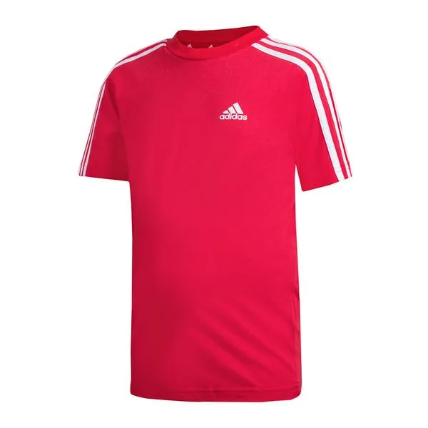 Camiseta adidas Essentials 3-Stripes Infantil - 4 à 5 anos