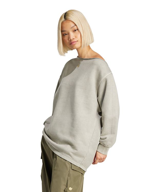 Blusão adidas Washed Off Shoulder Feminino - PPP