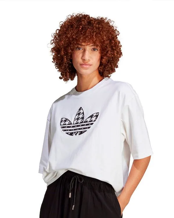 Camiseta adidas Houndstooth Originals Feminina - P