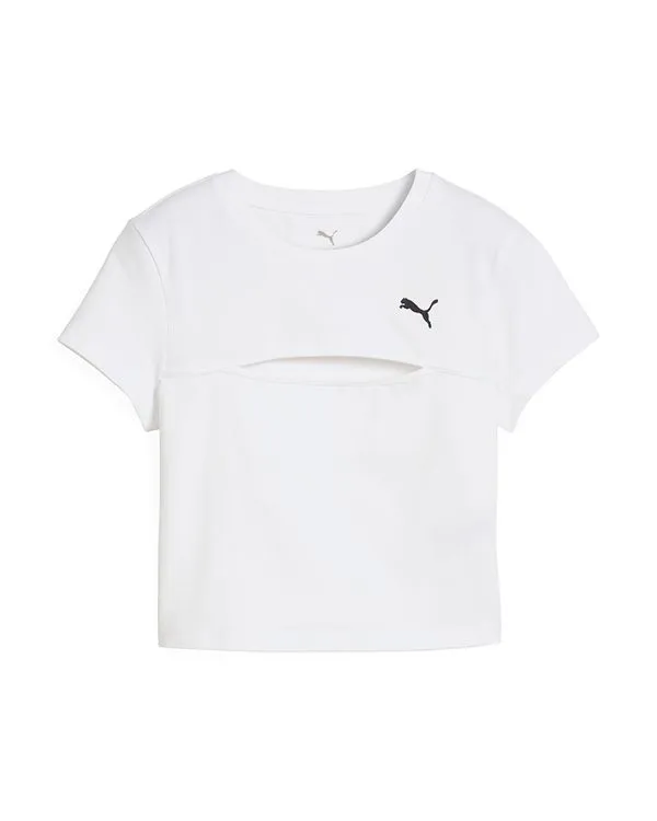 Camiseta Puma Wardrobe Essentials Cut-Out Feminina
