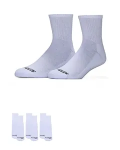 Meia Authentic Feet Kit 3 Cano Médio Unissex - 39 a 44