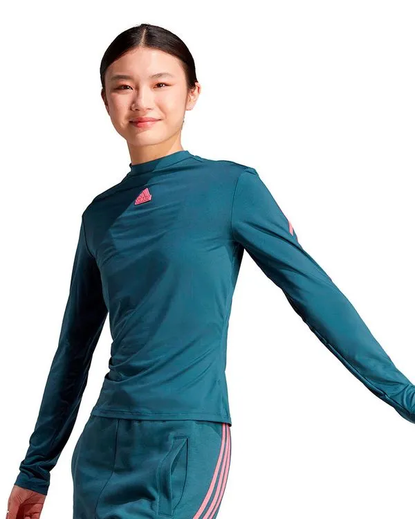 Camiseta adidas 3S LS Feminina - PPP