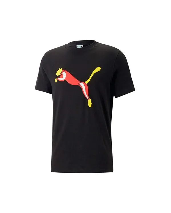Camiseta Puma Graphics Iconic Cat Masculina - P