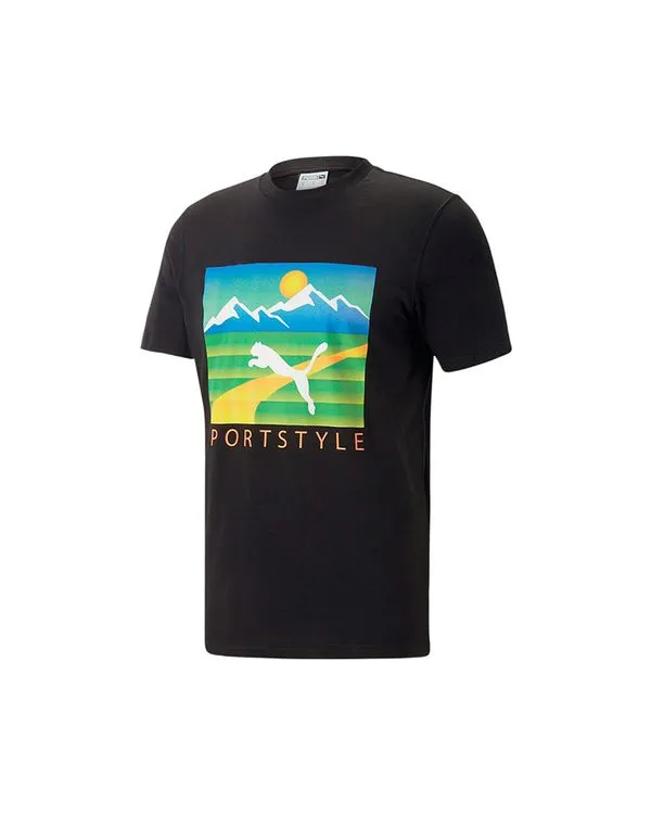 Camiseta Puma Graphics Outdoor Cat Masculina - PP