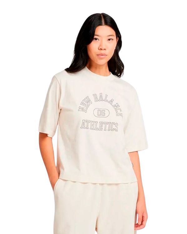 Camiseta New balance Cropped Athletics Feminina - M