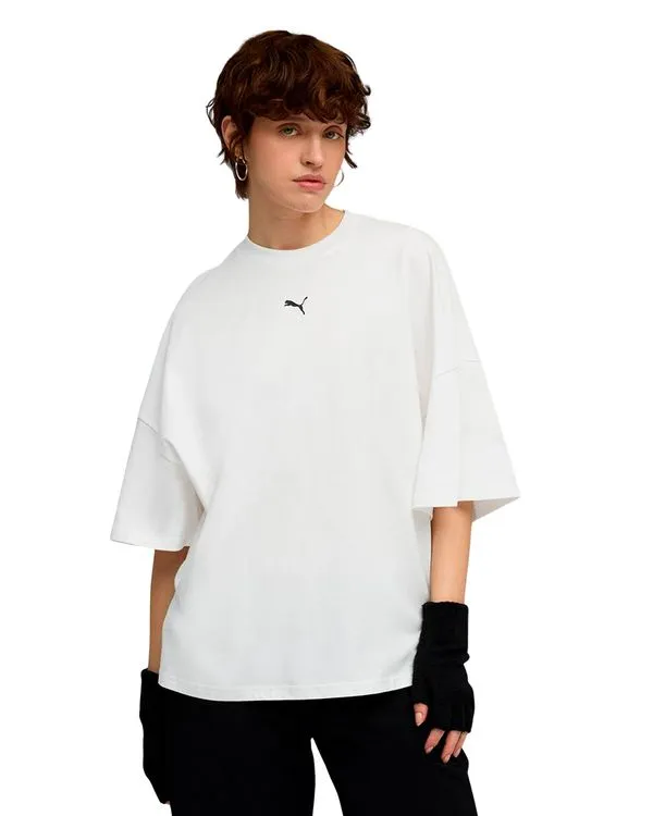 Camiseta Puma Dare To Oversized Ruched Feminina - M
