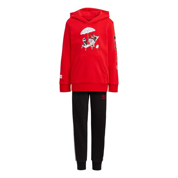 Conjunto adidas Disney Mickey and Friends Manga Longa Infantil - 4 à 5 anos