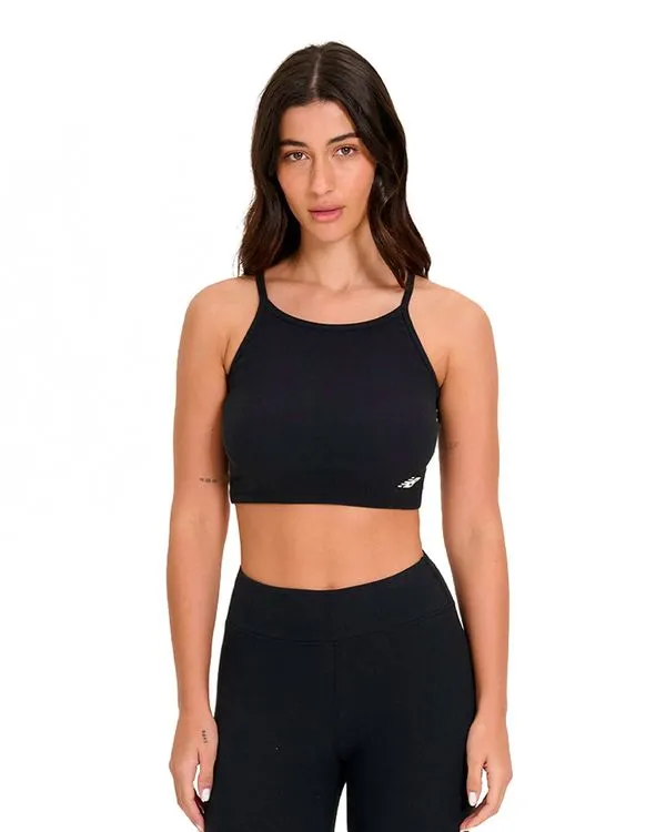 Top New balance Canelado Small Logo Feminino - P