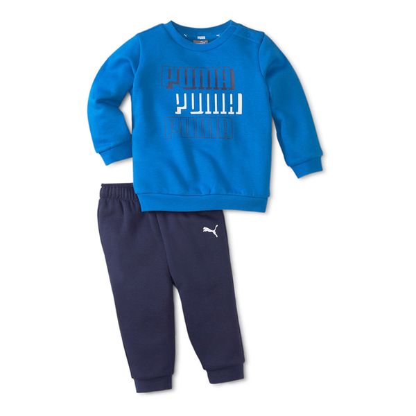 Conjunto Puma Minicats Alpha Crew Jogger Infantil - 2 a 4 meses