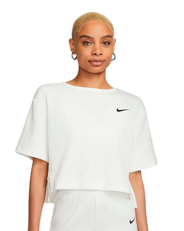 Camiseta Nike Ribbed Jersey Feminina - PP
